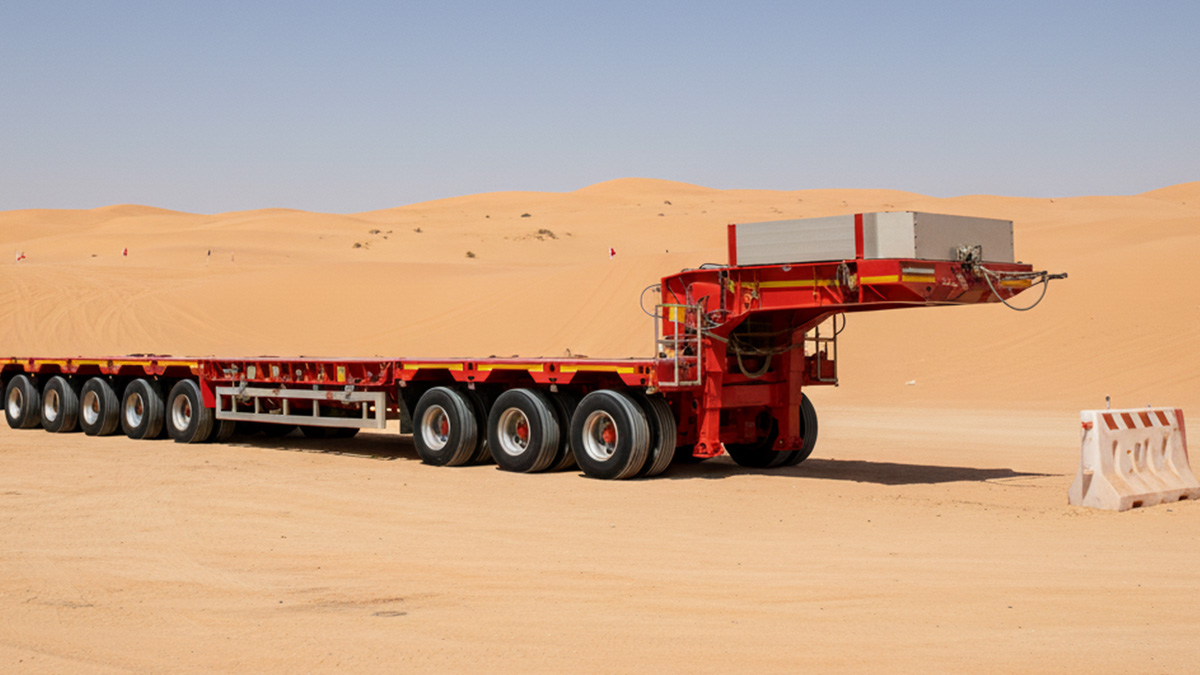 Hydraulic Multi Axle low bed