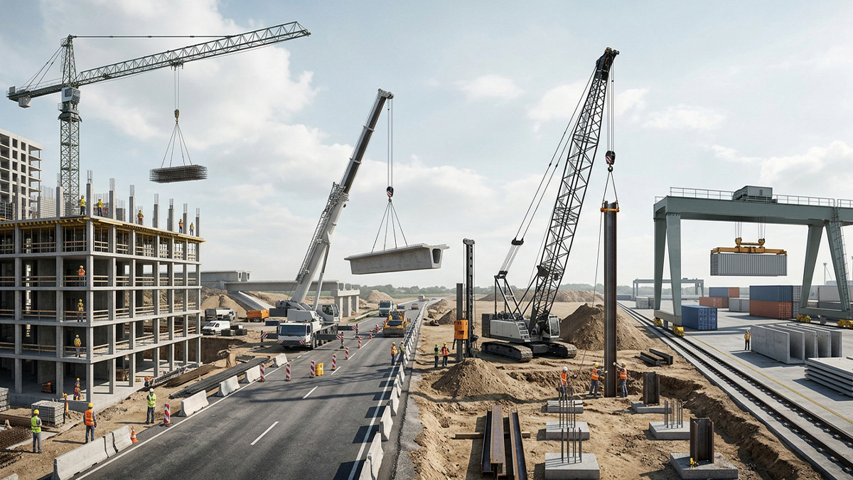 Mobile vs Tower vs Crawler Cranes: How to Choose the Right Crane for Construction Projects in Bahrain